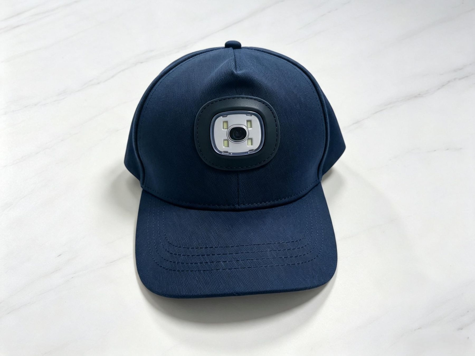 blue hat