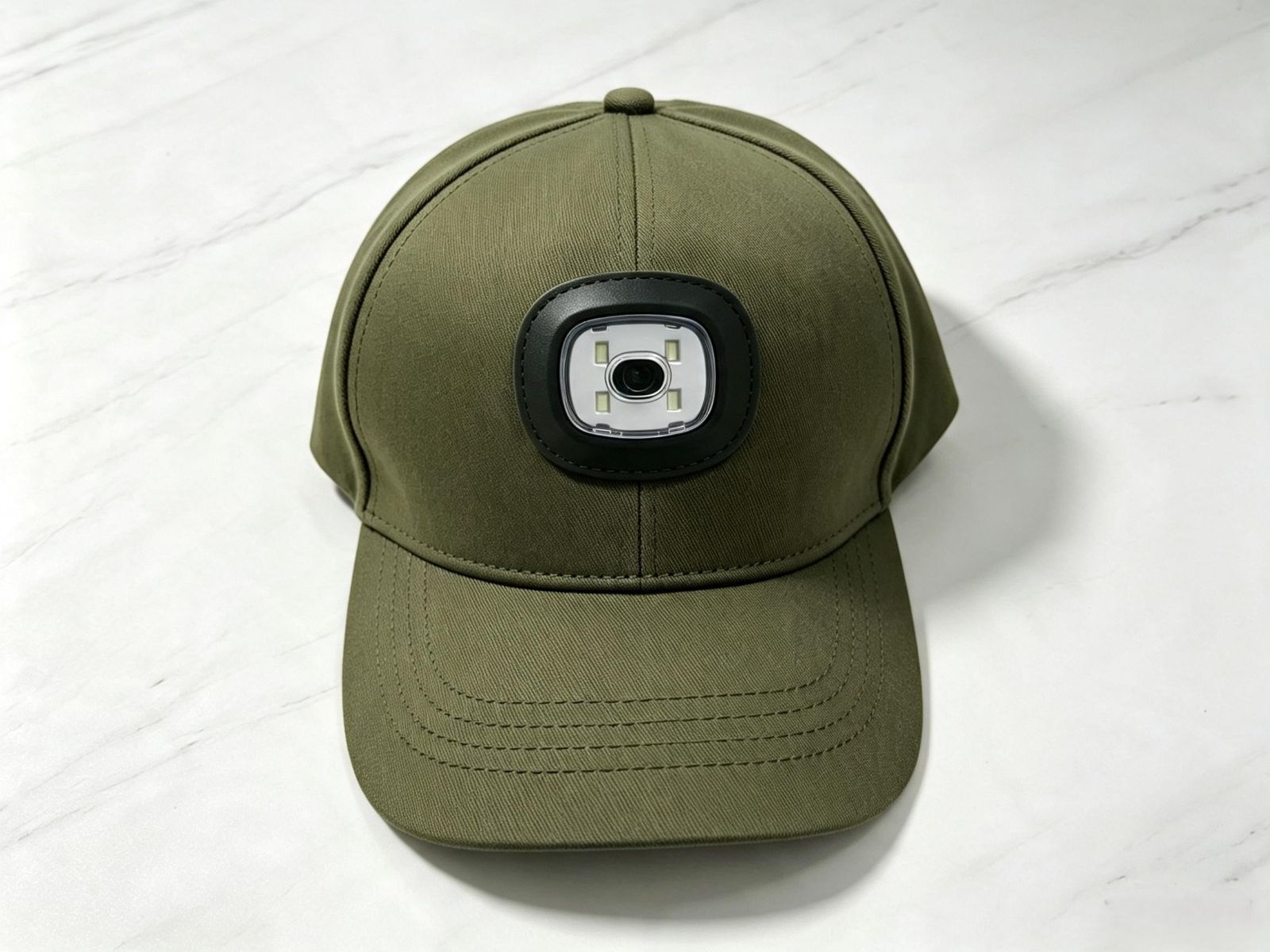 green hat