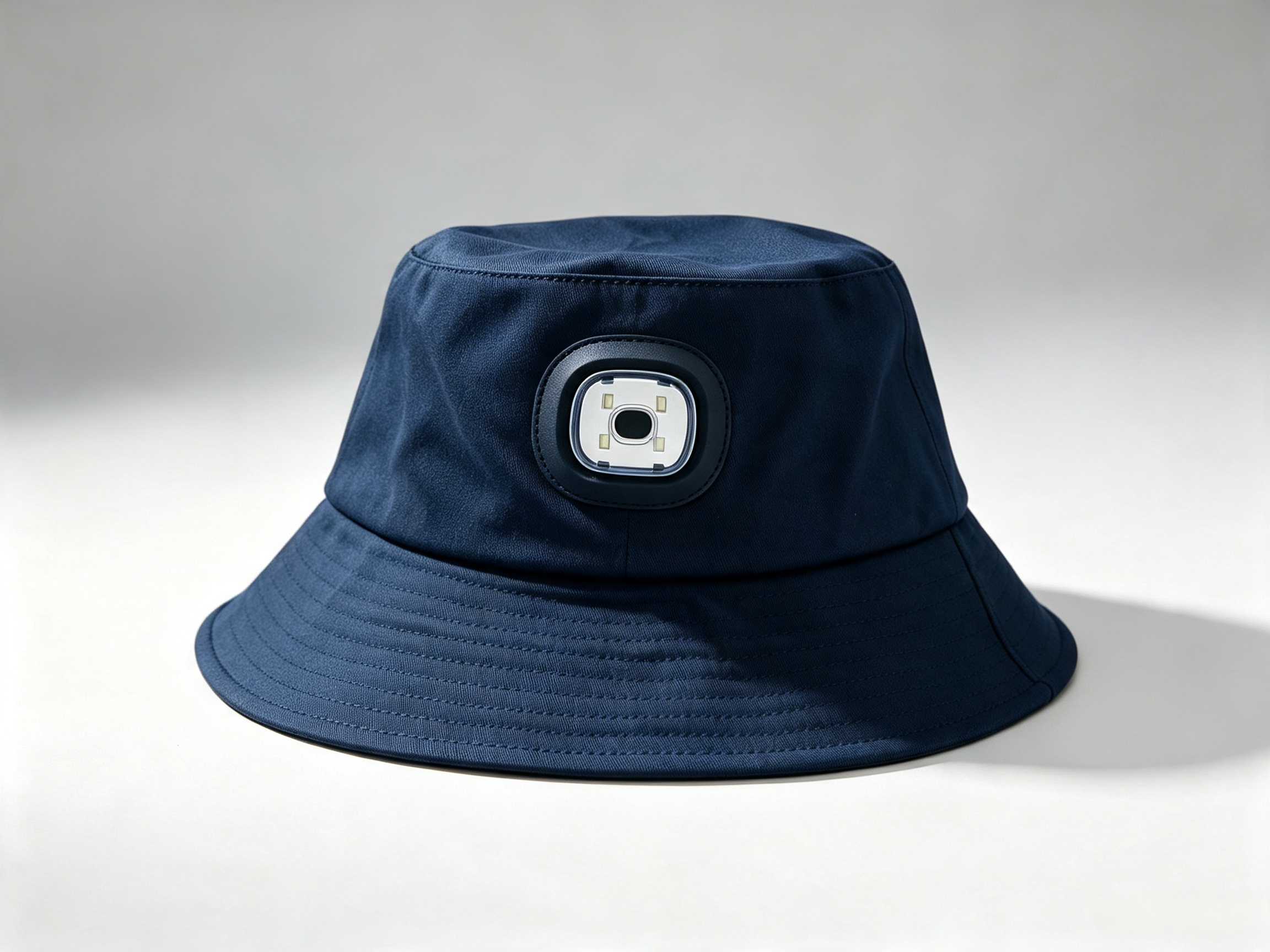 led blue cap